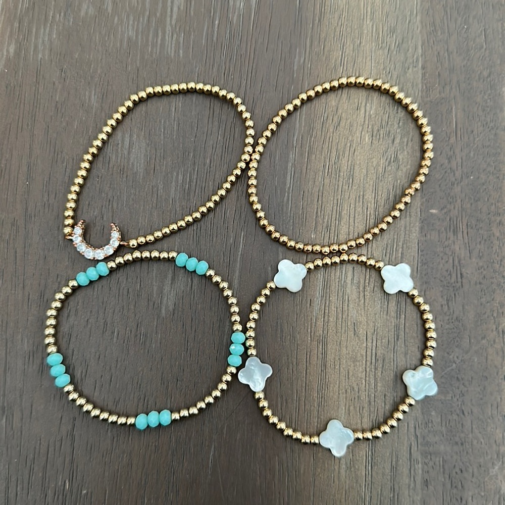 Assorted Bead Bracelets - image 1